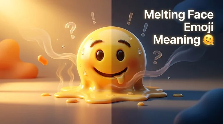 melting face emoji meaning