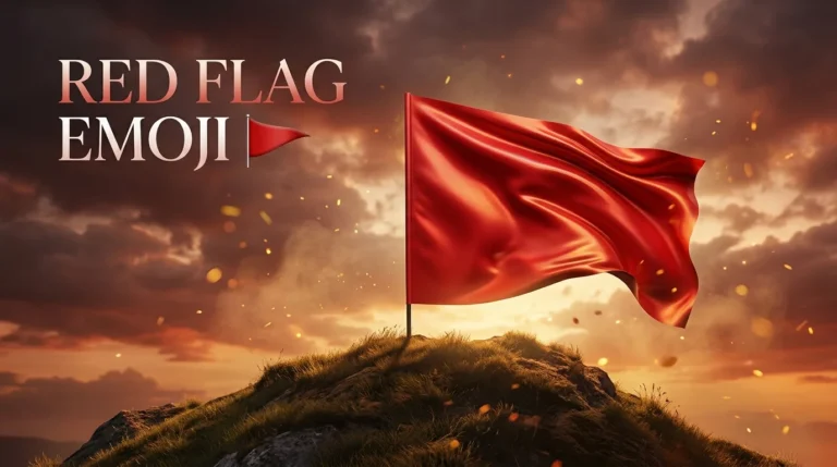 red flag emoji