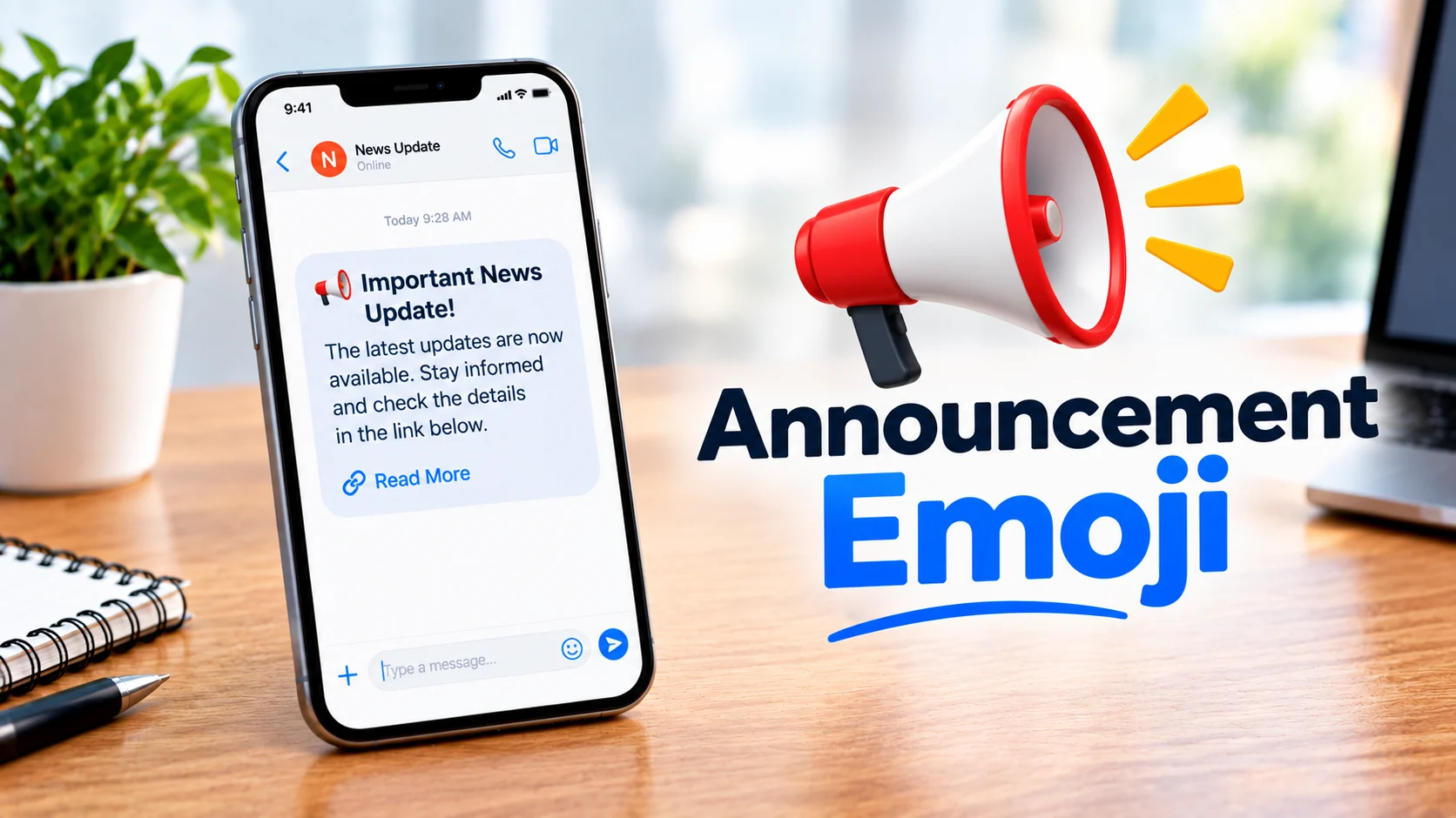 announcement emoji