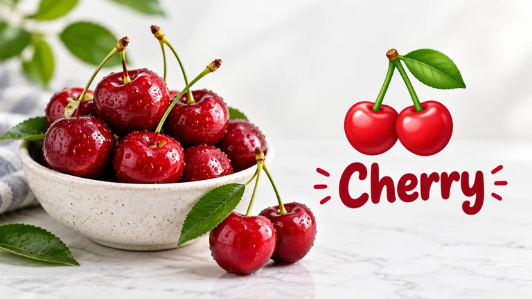 cherry emoji