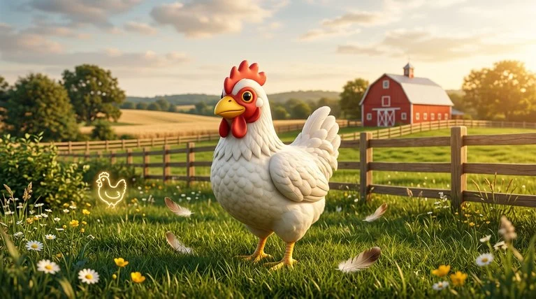 chicken emoji