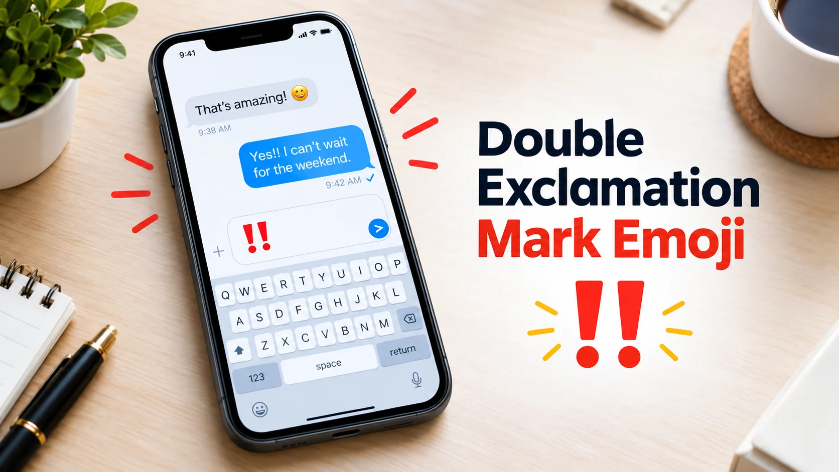 double exclamation mark emoji