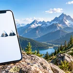 mountain emoji