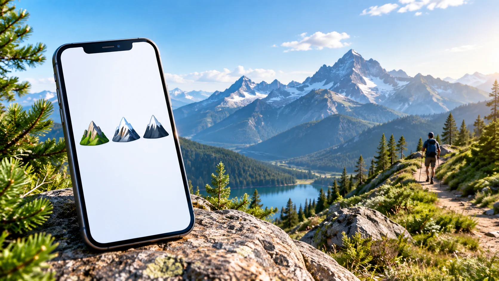 mountain emoji