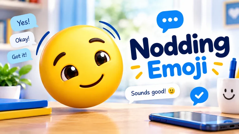 nodding emoji