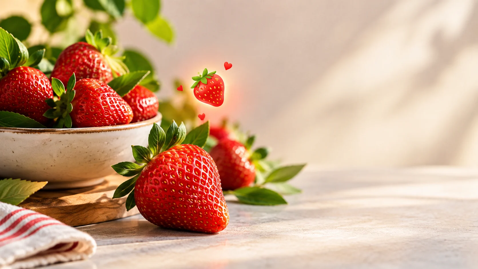 strawberry emoji