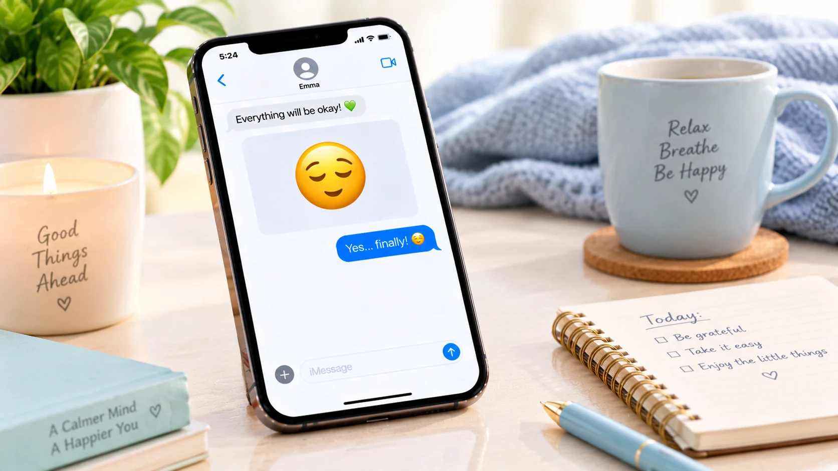 calm emoji
