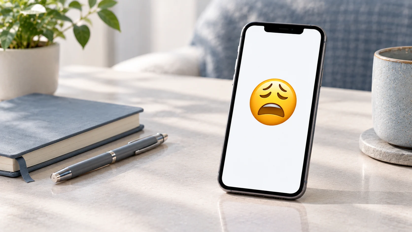 exhausted emoji