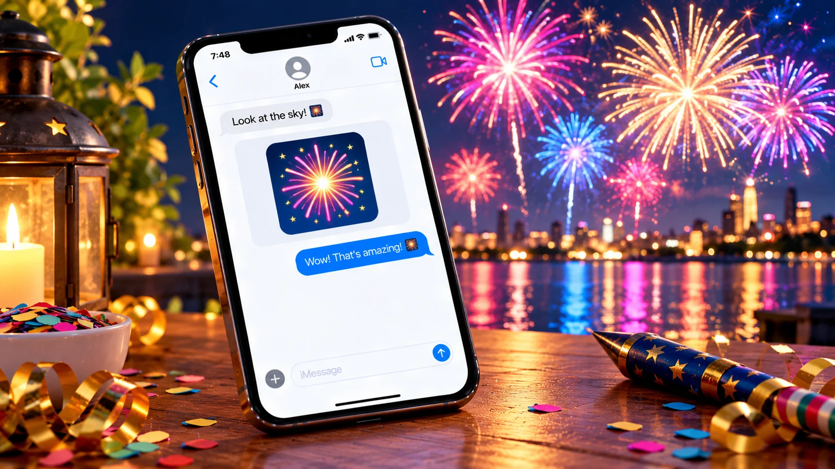 fireworks emoji