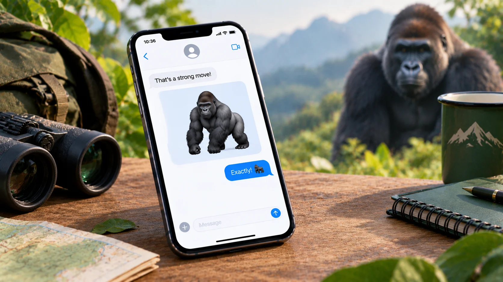 gorilla emoji