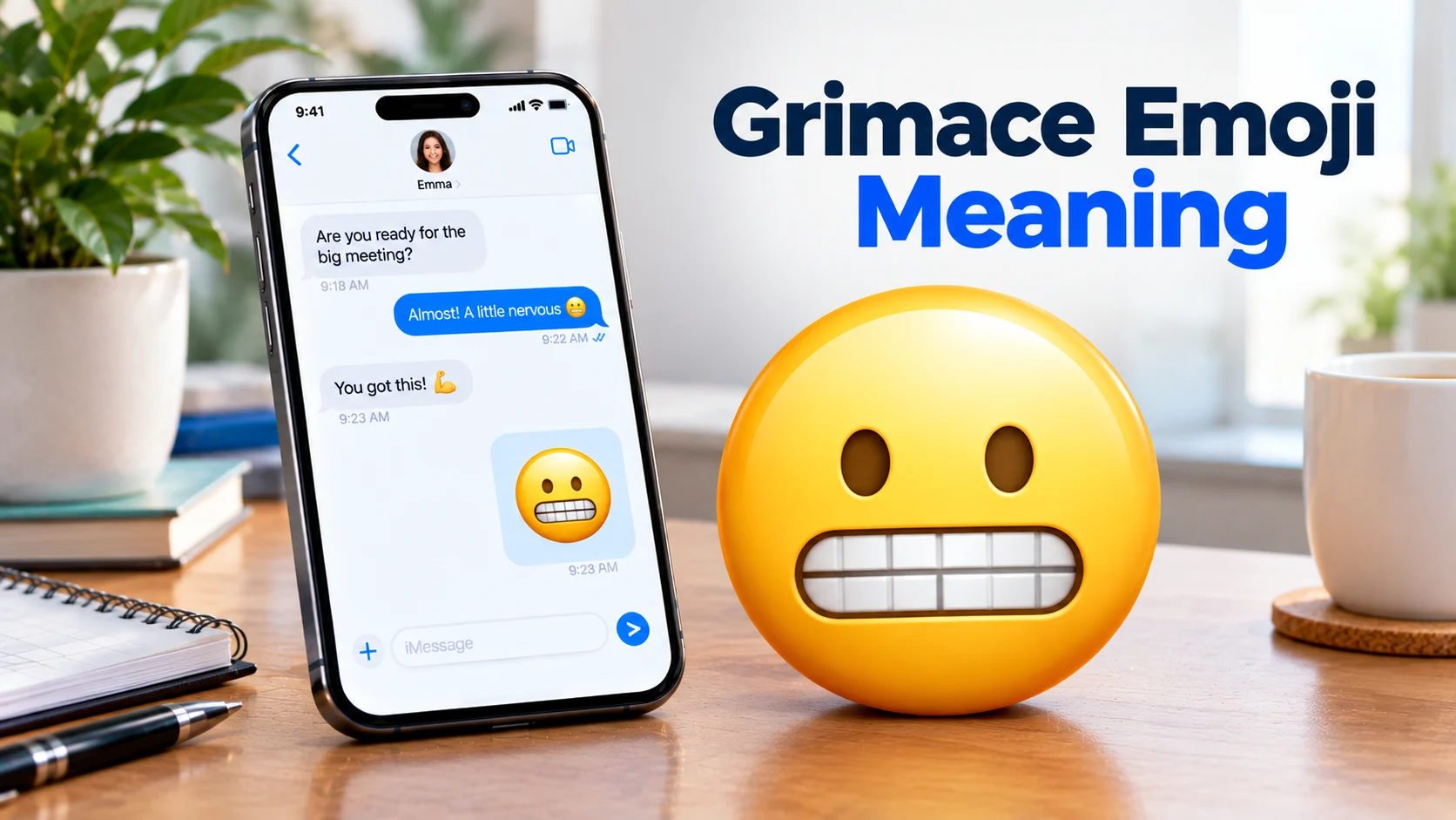 grimace emoji