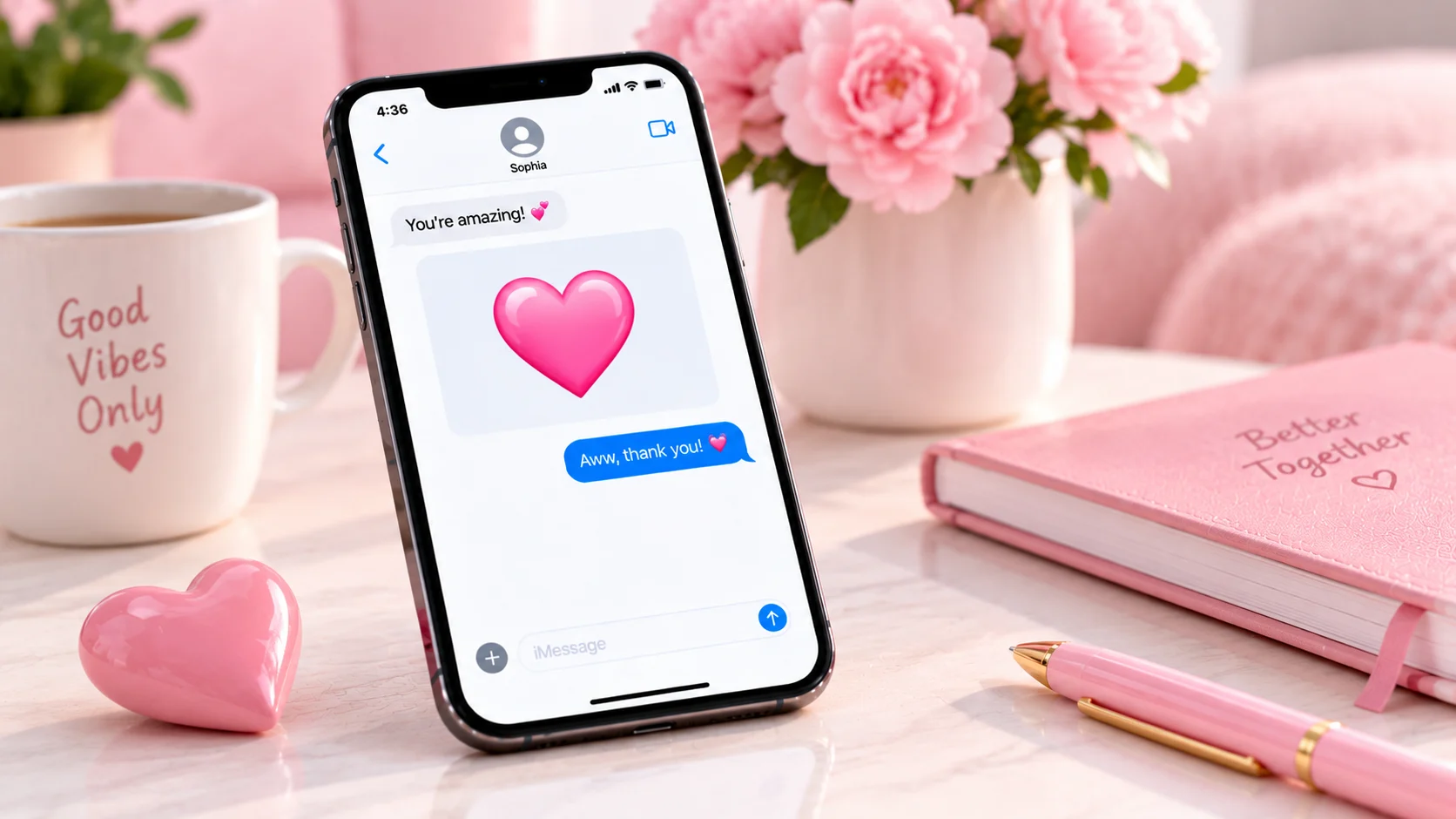 pink heart emoji meaning
