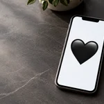 what does a black heart emoji mean